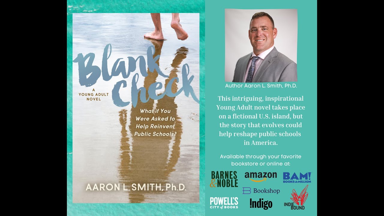 Book Launch Interview for Blank Check, a Novel by Aaron Smith - YouTube