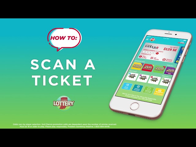 How to Scan a Hoosier lottery ticket with the Hoosier Lottery App class=