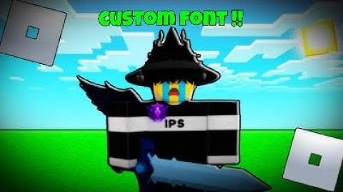 HOW TO USE CUSTOM FONT IN ROBLOX (PC)