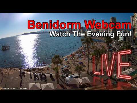 BENIDORM LIVE WEBCAM LIVE: Benidorm Beach Cam
