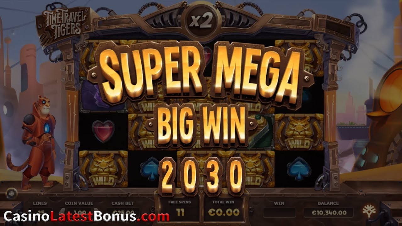 Time Travel Tigers (Yggdrasil Gaming) (FREESPINS, BONUS, BIGWIN, SUPERBIGWIN, MEGAWIN)