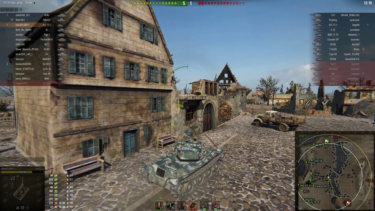 Bat.-Chatillon 12t / 4060 damage + 2524 spot