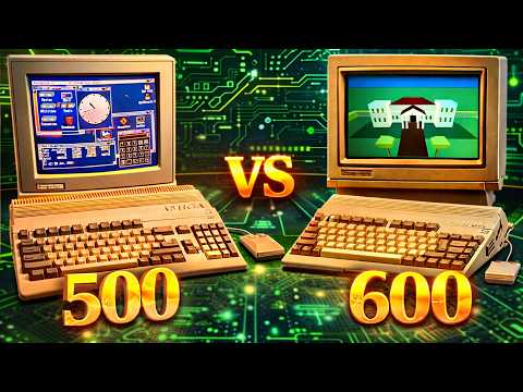 Amiga 500 VS Amiga 600!! Retro Comparison