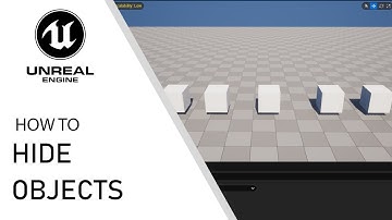 Unreal Engine 5 how to hide objects