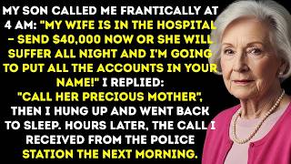 My Son Called At 4 AM Demanding $40,000 For My Daughter In Law! Police Call REVEALED The TRUTH!