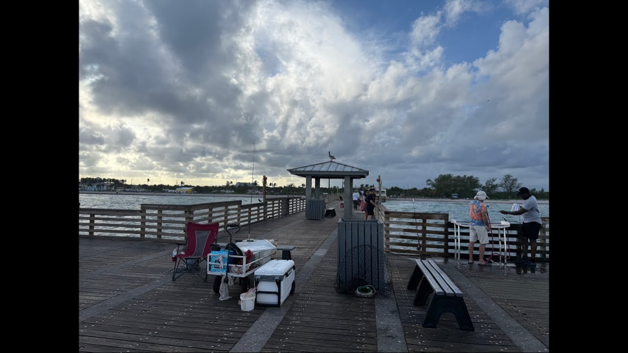Dania pier fishing