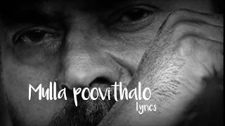 Mullapoovithalo  song lyrics/abrahaminte adithikal movie song on l4 lyrics