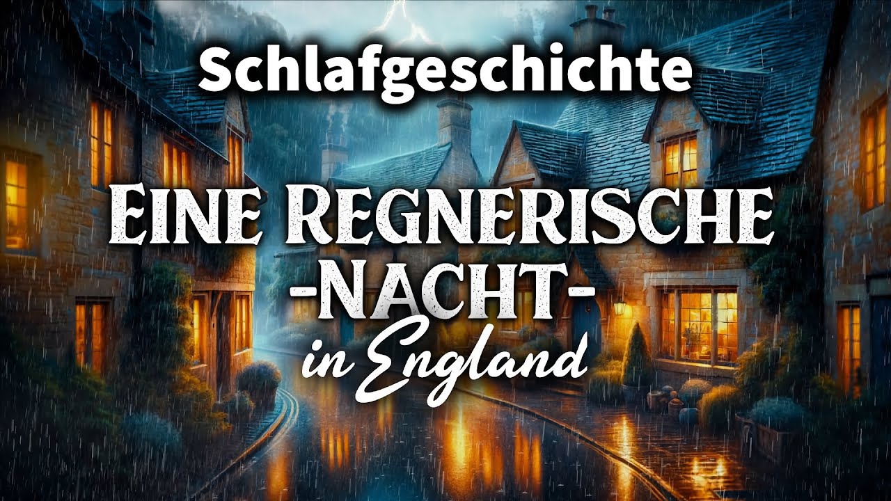 Eine Regnerische Nacht in England ⛈️ Traumreise zum Einschlafen