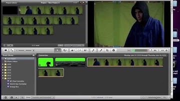 Easy Editing with Green Screen Footage in iMovie11 / iMovie09 (Part 1 of 2)