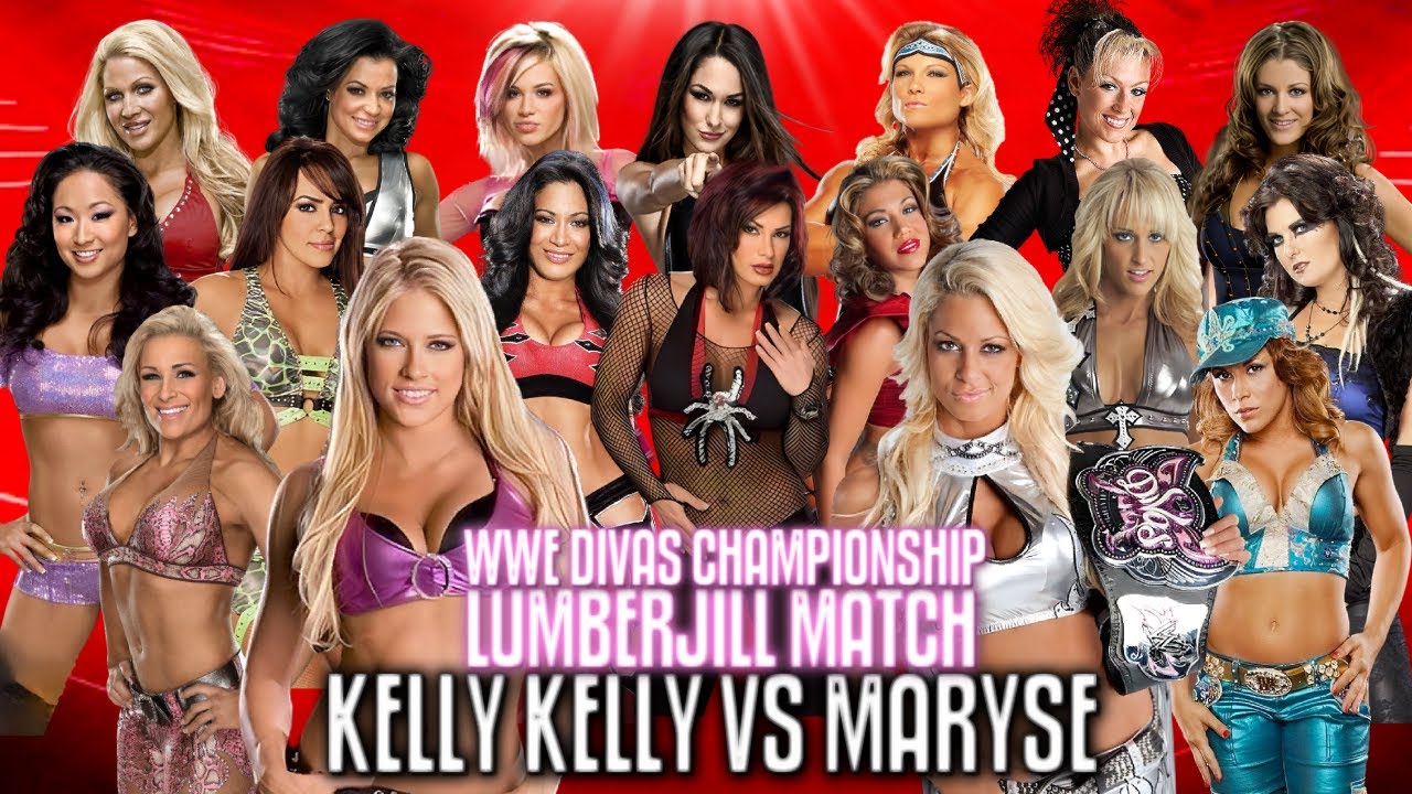 WWE 2K25: Divas Championship Lumberjill Match - Kelly Kelly vs Maryse