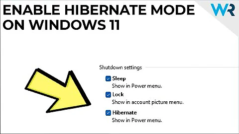 How to enable Hibernate mode on Windows 11