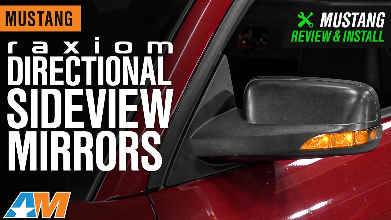 2005-2009 Mustang Raxiom Directional Sideview Mirrors Review & Install