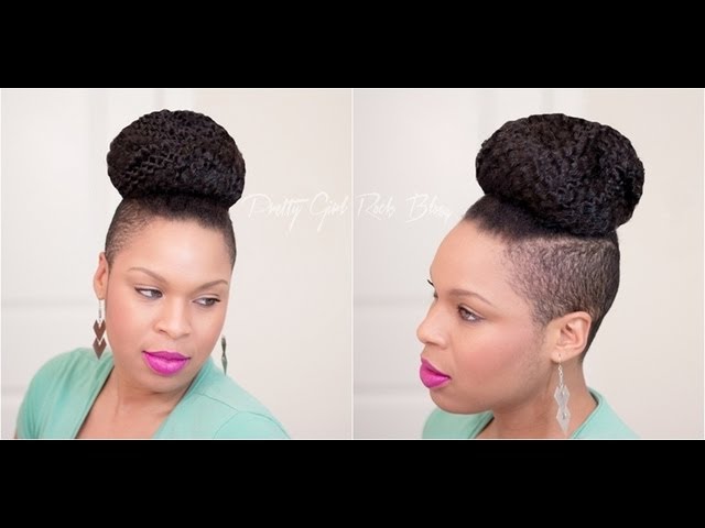 Video: Half Up Half Down Top Knot - Hairlicious Inc.