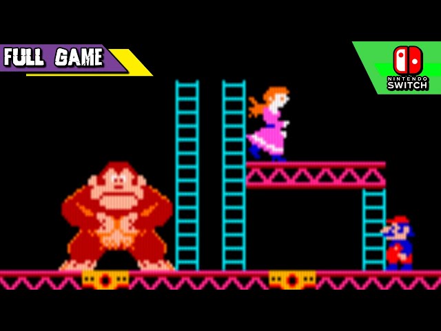 Switch) Arcade Archives DONKEY KONG - Full Playthrough - YouTube