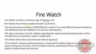 Fire Watch