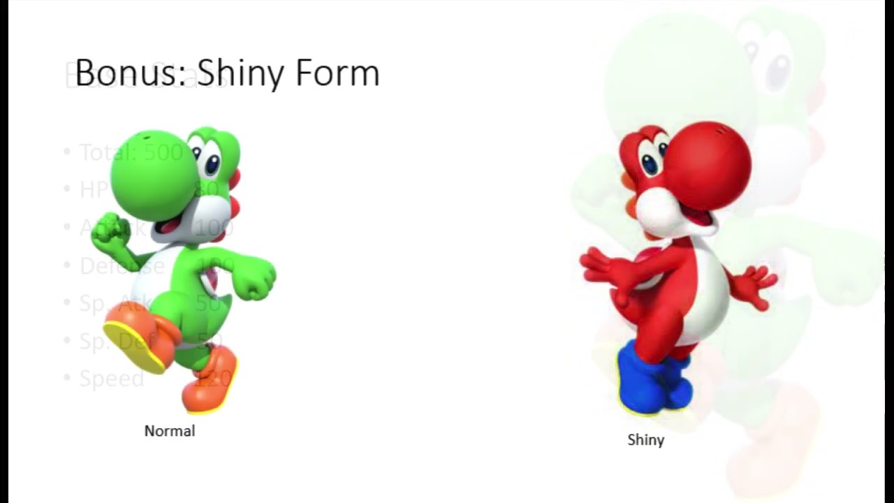 If Yoshi Was A Pokemon