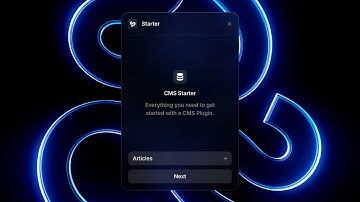 Framer Update: CMS Starter Plugin