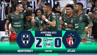 ¡Ganó Rayados! Se definirá el liderato en la última fecha | Monterrey 2-0 Atlas | Liga MX