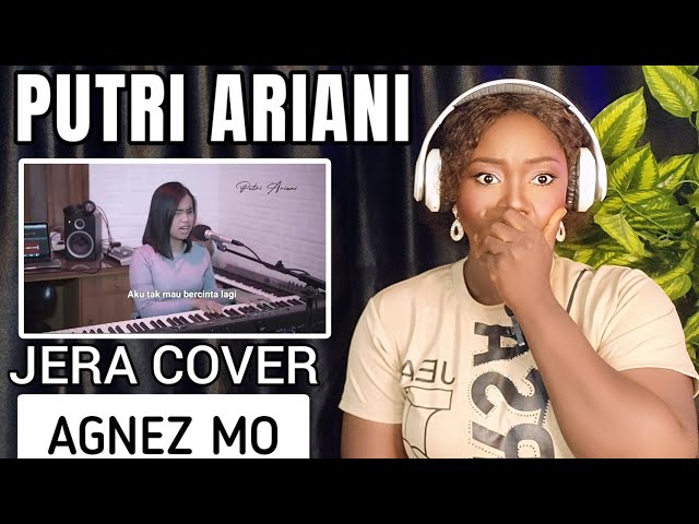 PUTRI ARIANI - JERA COVER (AGNEZ MO) REACTION!!!😱 class=