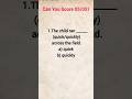 English Grammar Challenge in 60Sec #shorts #grammarchallenge #quiz #englishgrammartest