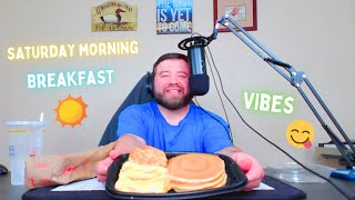 ASMR Big Breakfast with Hotcakes