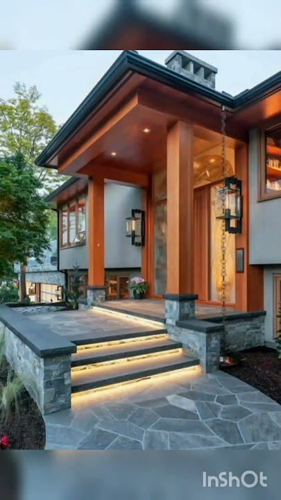 Front stairs designing ideas porch stairs designing 💓#ytshorts