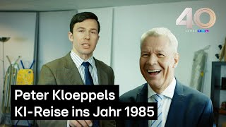 Peter Kloeppel trifft sein jüngeres KI-ICH 🤯 | 40 Jahre RTL - Das große Jubiläumsquiz