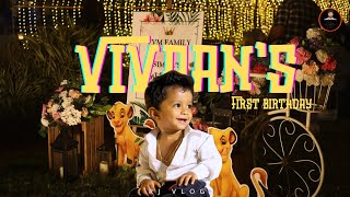 My Sons 1St Birthday Celebration Emotional Moments Family Reactions Rj Vlogs Turns One