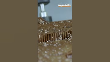 6-Axis Knife Cutting a Honeycomb Structure | Aerospace Precision