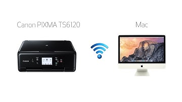 Setting up Your Wireless Canon PIXMA TS6120 - Manual Connect with a Mac