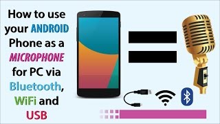 How to use your Android as a Wireless Microphone for PC via Bluetooth, WiFi and USB screenshot 5