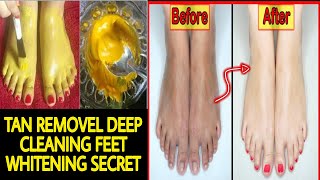 Tan Removal + Feet Whitening Pedicure At Home | Pedicure At Home For Soft Feet | Pedicure For Feet