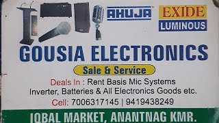 Gousia Electronics Iqbal Market Anantnag Kashmir 