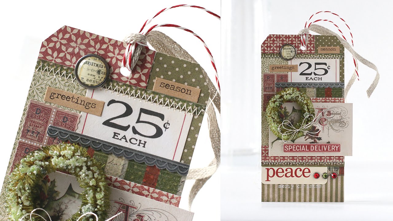 Simon Says Stamp Christmas Tag