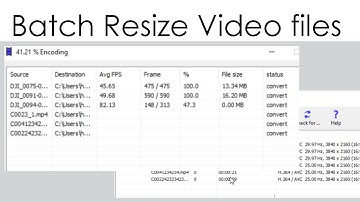 Batch Resize Videos easily for free