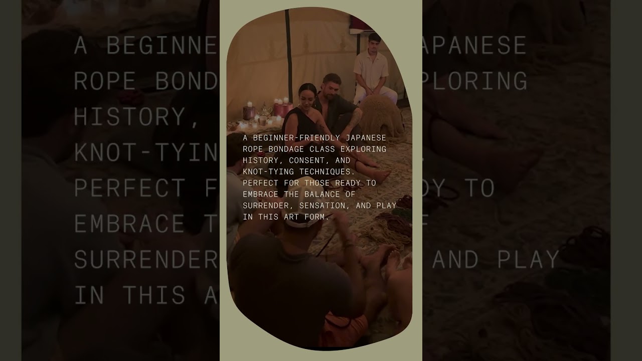 The Ancient Art of Japanese Rope Bondage with Live Music