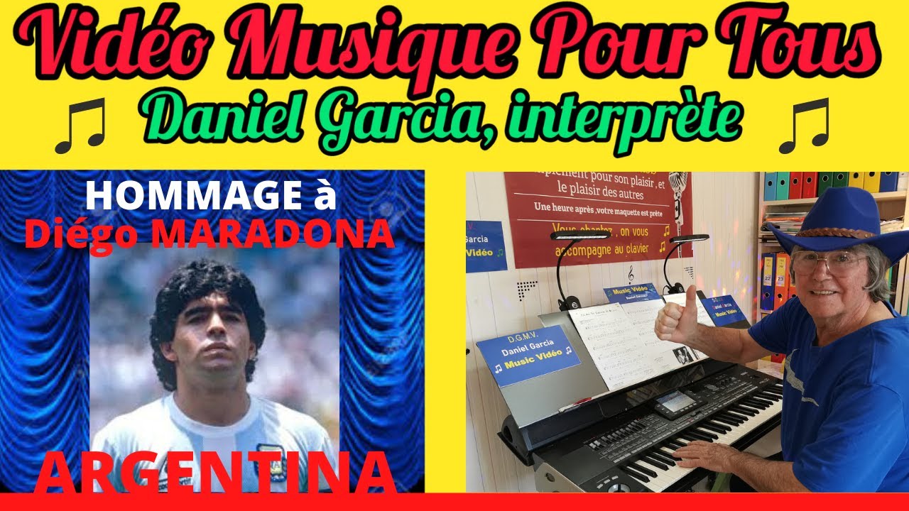 Watch Don't Cry For Me Argentina, Hommage à DIEGO MARADONA, par #vidéomusiquepourtousdanielgarcia on YouTube Watch Don't Cry For Me Argentina, Hommage à DIEGO MARADONA, par #vidéomusiquepourtousdanielgarcia on YouTube