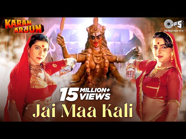 Jai Maa Kali - Video Song | Karan Arjun | Shahrukh Khan u0026 Salman Khan | Kumar Sanu u0026 Alka Yagnik class=