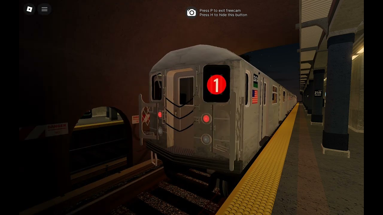 (1) & (2) LCL Train Action @215 Street