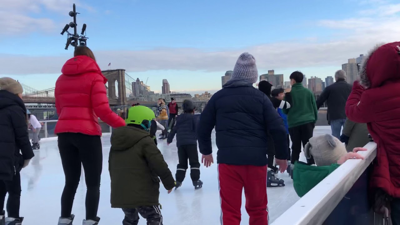 South Street Seaport Rooftop Ice Skating YouTube