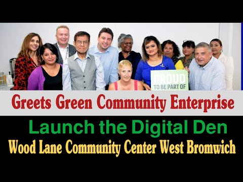 Greets Green Community Enterprise launch  Digital Den in Wood Lane Community Center West Bromwich