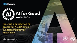 Building a foundation for geospatial AI: defining a syllabus and body of knowledge