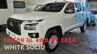 2024 Mitsubishi Triton GL 4WD MT (White Solid)