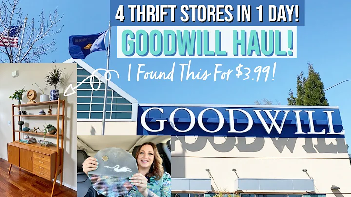 BACK ON MY GOODWILL GAME! | 4 Thrift Stops in 1 Da...