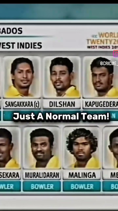Prime Sri Lankan Cricket Team whatsapp status