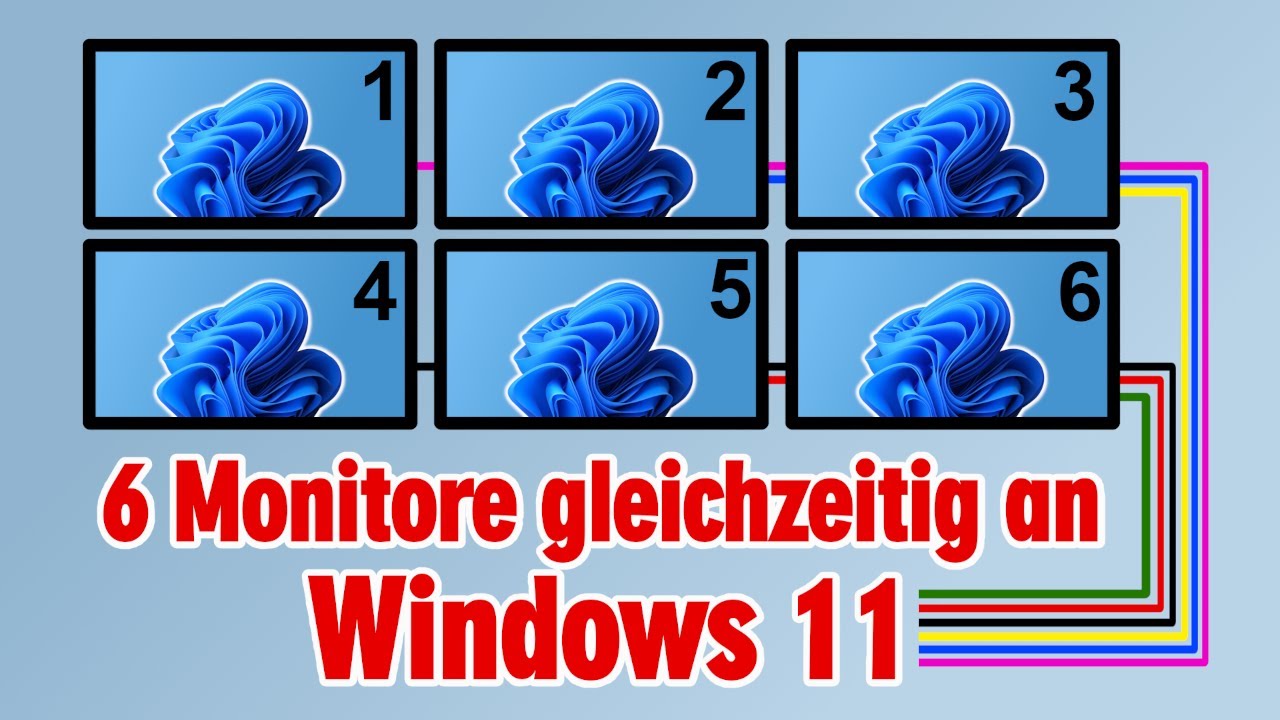  New Windows 11 Multi Monitor Setup - Multi Screen - Dual Monitor - Mehrere Desktops