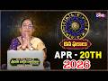 Daily Rasi Phalalu Telugu | April 20th 2026 | Astrologer Bhargavi Budaraju | Studio One Plus