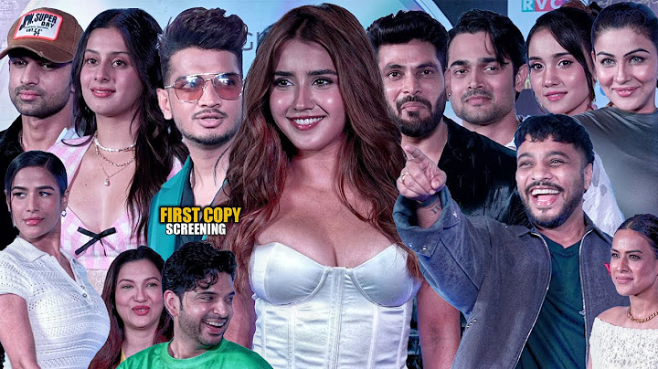 B-Town Celebrities Arrive At First Copy Movie Screening | Bhuvan Bam,Abhishek Kumar,Isha Malviya