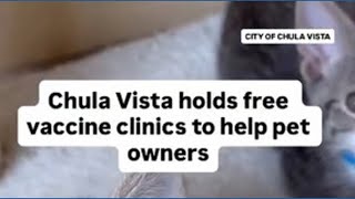 Chula Vista holds free pet vaccine clinics