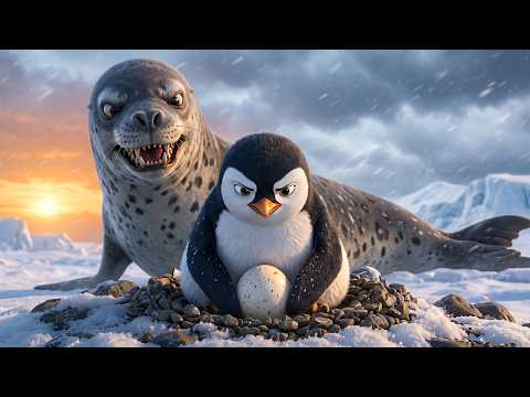One Egg, One Mom, One Big Heart! 🥚🐧❤️
